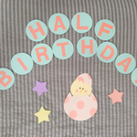 ハーフバースデー   飾り ひよこ 誕生日 壁面