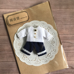 オビツ11＊星ボタンのブラウスセット
