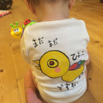 再販‼️手描き 関西弁ひよっこTシャツ