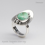 【19840210nao様専用出品】ロイストンターコイズ シルバーリング Royston Turquoise Silver Ring