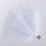 ◆翌日発送可◆ふんわりショートチュールベール【White】