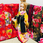 リカちゃん服   花魁着物＆打掛け2枚セット