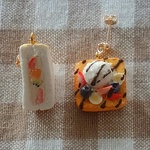 ◆k******様オーダー品◆【ピアス】フレンチトースト&フルーツサンド