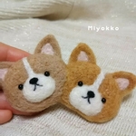 コーギーコーギーブローチ