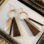 再再…再販♡ウッドフープピアス