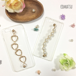Xperia iphone Galaxy AQUOS ケース 再販♡シンプル ハンドホルダー スマホケース