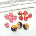 ※送料無料  20個セット☆可愛いミニいちご・(いちごレッド残り1点）（ドーナッツ完売）