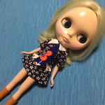 ブライス、リカちゃん用ワンピース、花柄