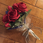 折り紙 薔薇 花束 赤