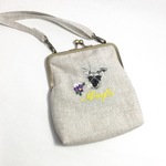 eripyon0301様オーダー品☆犬の手刺繍のiPhoneポーチ
