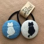 ◎刺繍ねこさんヘアゴム◎