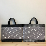 lilycan様オーダー品♡グレーチェリーレッスンバッグセット♡２セットです♡