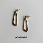 【再販】変形フープのシンプルピアス