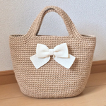 麻ひもバッグ