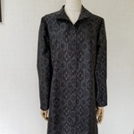 本場大島紬リメイクコートワンピ