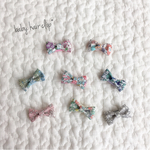 選べる2個セット♡リバティ柄のベビーヘアクリップ  