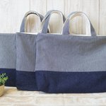 【オーダー品】　◆ヒッコリー◆ ☆*:　マチつきレッスンバッグ  :*☆ 