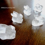 天然石のカービング◆水晶◆小さなうさぎ