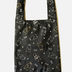 携帯エコバッグ(黒くま)