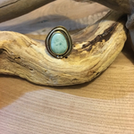 ラリマー×brass× silverring