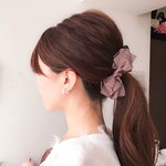 大人可愛い♡フリルリボン バナナクリップ♡
