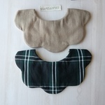 リバーシブル🍀ブラックウォッチもくもくベビー🚼スタイ❗️