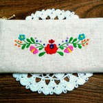 ハンガリー刺繍のペンケース（通帳、眼鏡ケースにも)