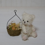 7cm くしゃくしゃクマちゃん (アイボリー)