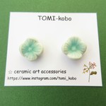 お花のピアス＊チタンポスト（イヤリング）