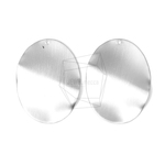 PDT-1395-MR【2個入り】オーバルブラシペンダント,Oval Brushed Texture Pendant