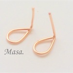 【14Kgf】 ワイヤーピアス DROPS