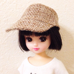 麻風ワークキャップ★リカちゃん用
