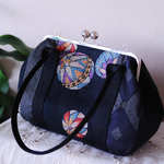 受注製作☆新作☆【nanqueen's handmade】がま口ショルダー＆ハンド2wayバッグ