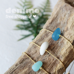 beach glass bracelet
