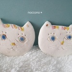つぶらな瞳のねこ＊ブローチ【mini】