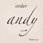 andy order page