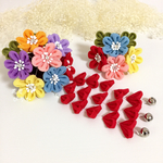 【送料無料】つまみ細工＊七五三用＊colorful flower
