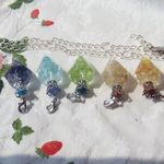 その日の気分、好きな色にお着換え♪七色小粒の天然石♪