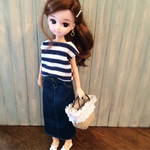 【再販】ロングデニムスカート