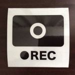 ドライブレコーダーステッカー