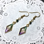 レジン クラシックデザインピアス（イヤリングも可）