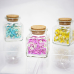 【ラッピング無料】かすみ草のカラフルボトル/ピンクミックス