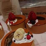 モルタル、バナナのパンケーキ