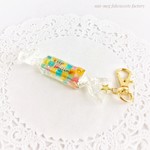 カラフルモザイクキャンディのチャーム・mix fruits