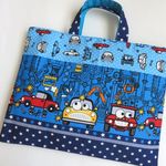 01【車】レッスンバッグ 通園バッグ 通学バッグ 入園グッズ 入学グッズ