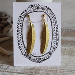 Feather earring