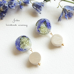 bule flowerイヤリング 花