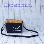 ニコちゃんのカゴプリント ショルダー