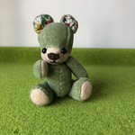 抹茶色テディベア