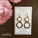 メタルダブルフープ ピアス/イヤリング